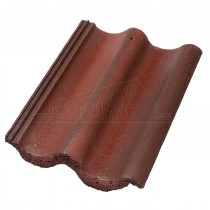 Marley Mendip 12.5 Degree Low Pitch Roof Tile Smooth Old English Dark Red