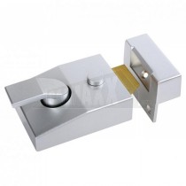 Sterling Deadlocking Nightlatch Door Lock 60mm Backset with 2 Keys Satin Chrome