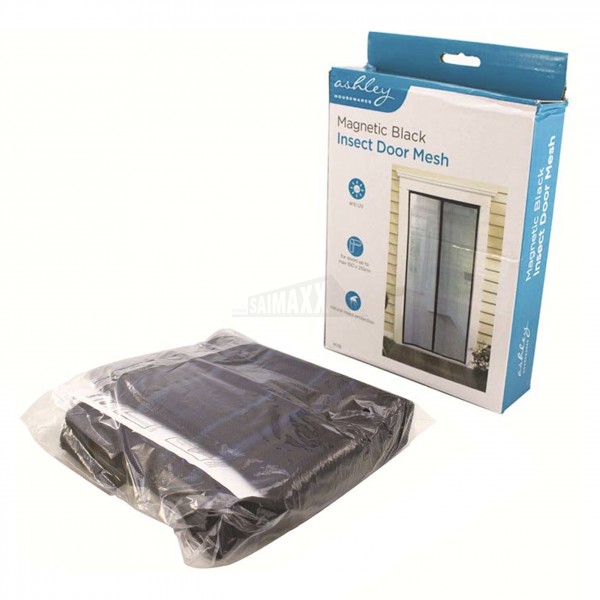 Ashley Magnetic Black Insect Door Mesh