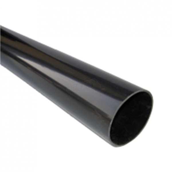 Round 68mm Downpipe 4m Black