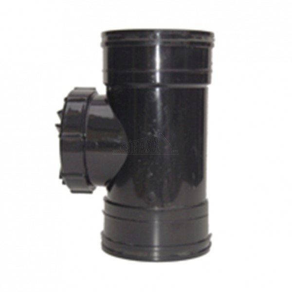110mm Solvent Black ACCESS Pipe