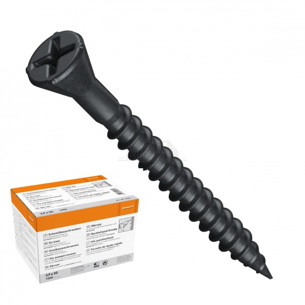 Fermacell Screws 30mm x 3.9 x 1000pc SHARP POINT 79011