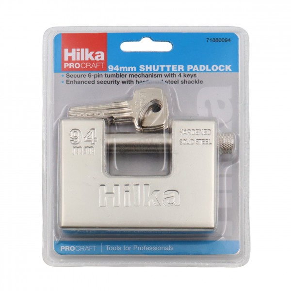 Hilka 94mm Shutter Padlock