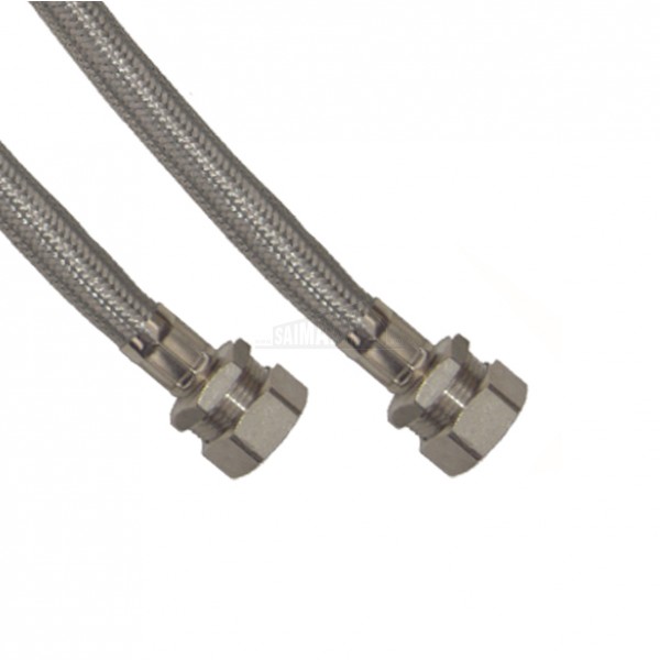 Flexible Pipe to Pipe Connector Hose 15 x 15 x 300mm COMPRESSION