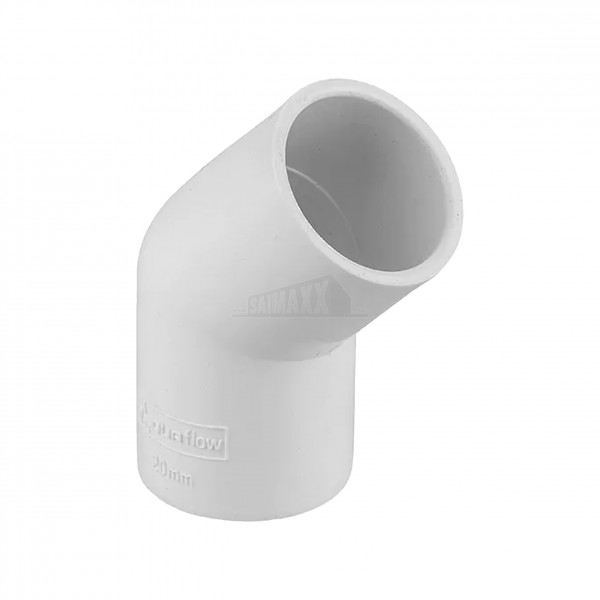 Overflow 45 (135) deg Bend White Solvent