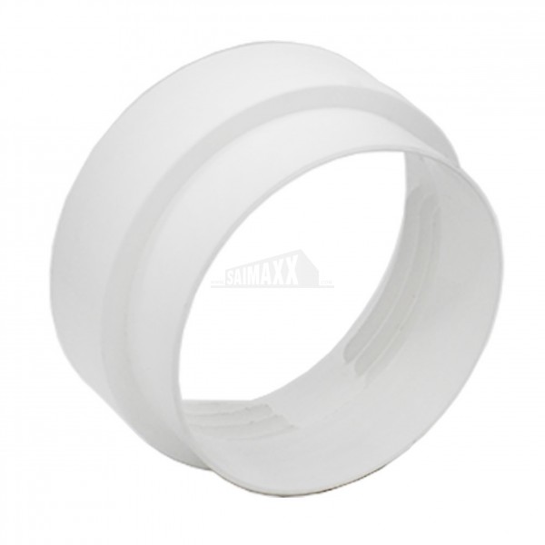 100mm Round Duct Threaded PVC Hose Connector Spigot ended 4124MBAG