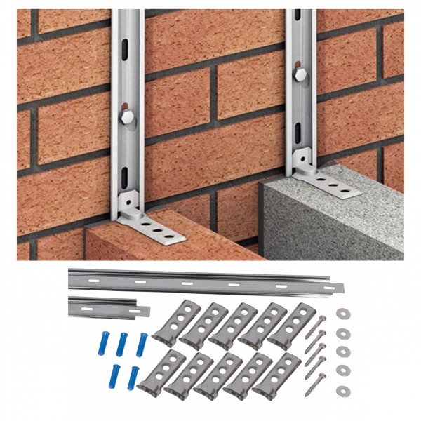 BPC Stainless Steel Wall Starter Kit 2.4m