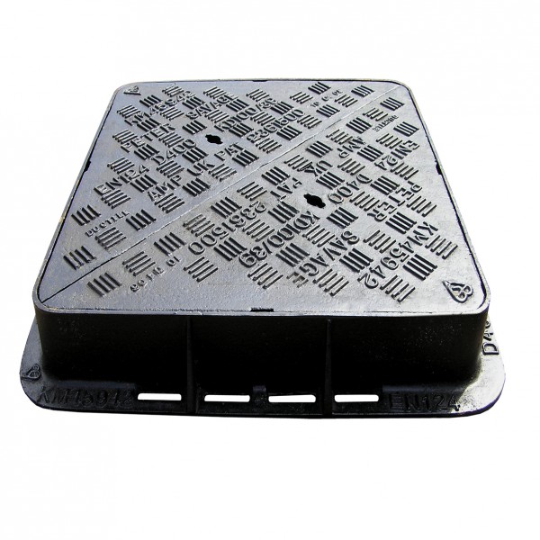 D400 Ductile IRON Access Cover 600 x 600mm Opening (Frame = 740x740)