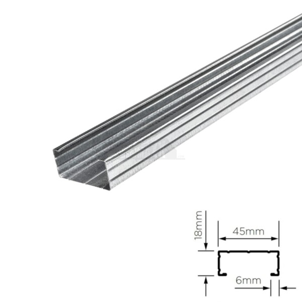 Wall Lining System Channel - 3.0m (18x45x18mm)
