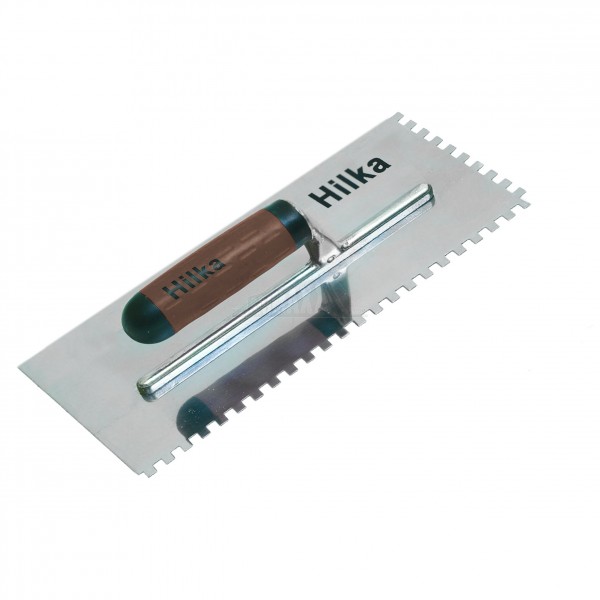 Hilka 11" (280mm) NOTCHED Blade Plasterers Trowel (Soft Grip)