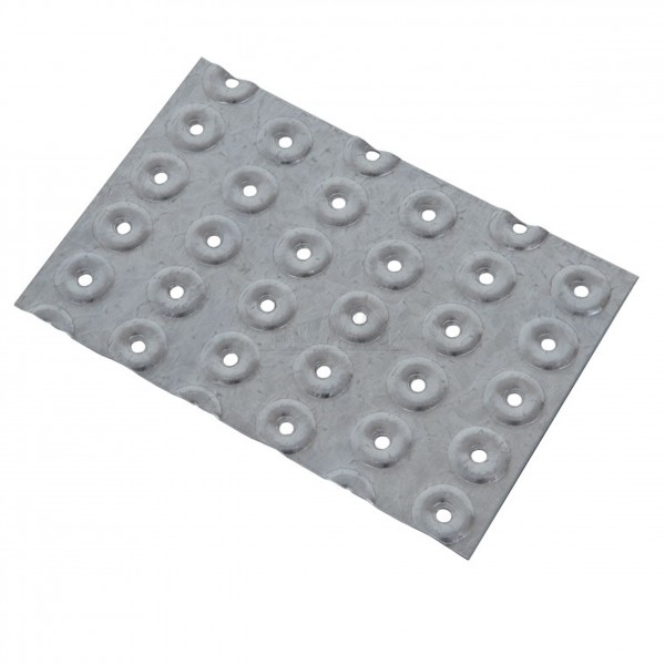 Galvanised Nail Plate (Plate Punched with Holes) 100x150mm