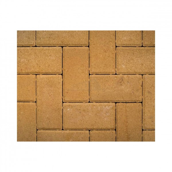 Standard Concrete Block Paving (200x100mm) 50mm Thick BUFF YELLOW