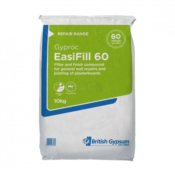 British Gypsum Gyproc Easi-Fill 60 - 10Kg Bag