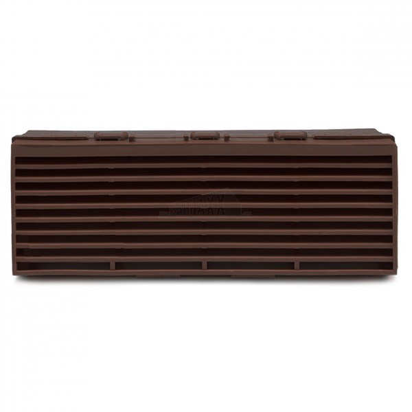 Hambleside Plastic Airbrick Single Brick Size Brown Colour