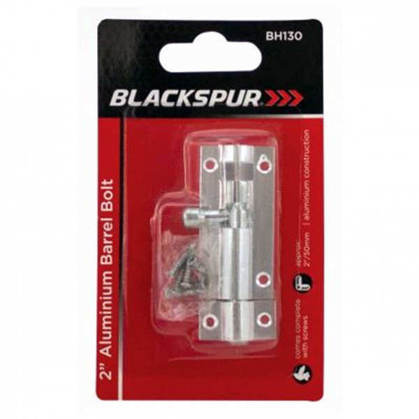 Blackspur 2" Aluminium Barrel Bolt - Straight