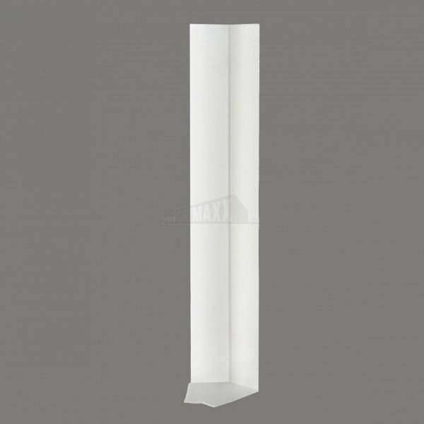 WHITE uPVC Fascia & Soffit Joint EXTERNAL CORNER  300mm Long