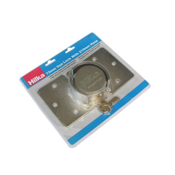 Hilka 73mm Van Lock with 210mm Hasp