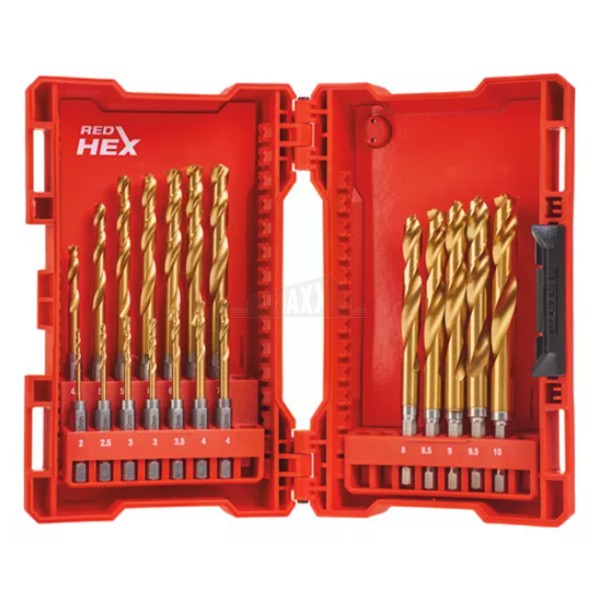 Milwaukee ShockWave HSS-G Ground Drill Bit Set 19pc