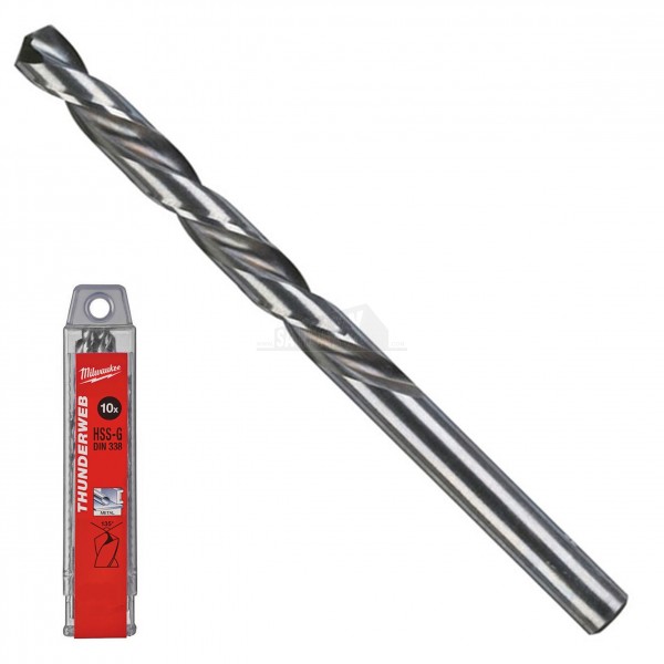 Milwaukee THUNDERWEB HSS Ground Drill Bit Multi-Pack Tube