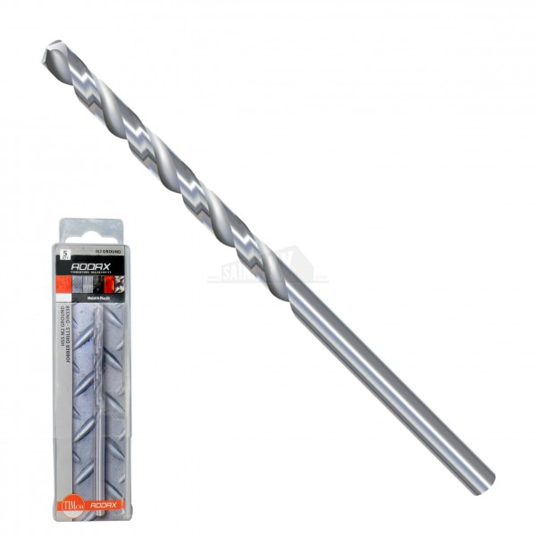 Addax HSS Ground M2 Jobber Drill Bits 5pc Tube