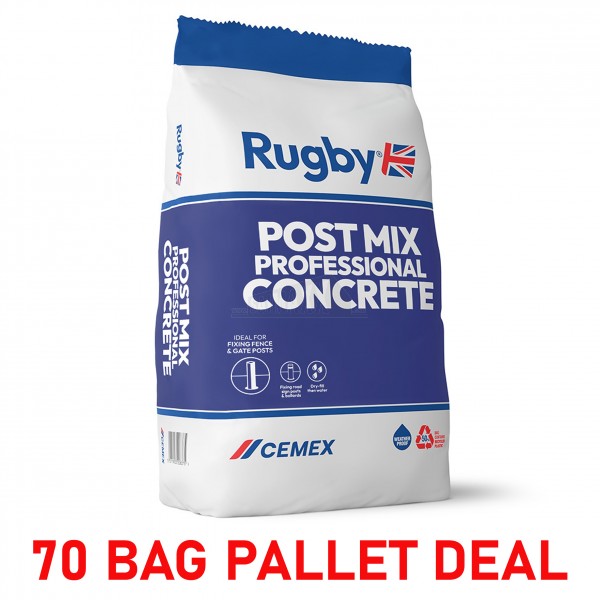 Rugby Professional Post Fix Concrete 20Kg Plastic Bag > 70 BAG PT DEAL 