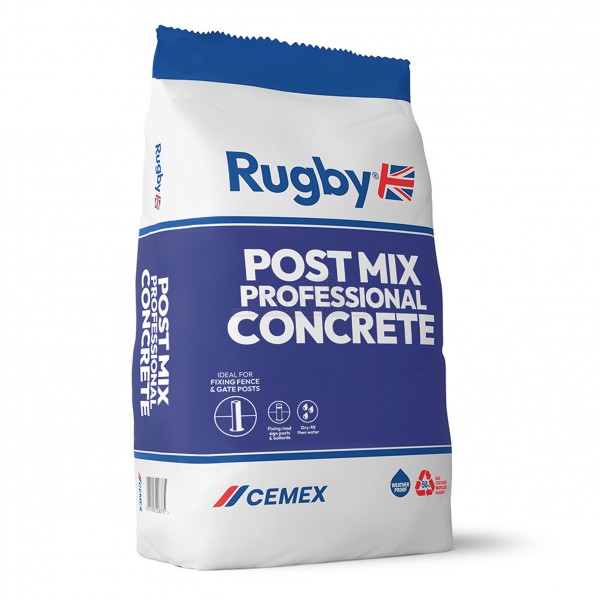 Rugby Professional Post Fix Concrete 20Kg Plastic Bag