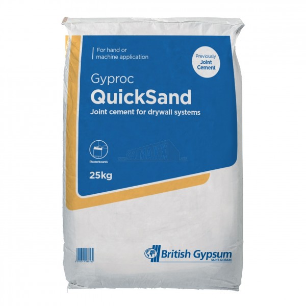 British Gypsum Gyproc QuickSand 25Kg Bag