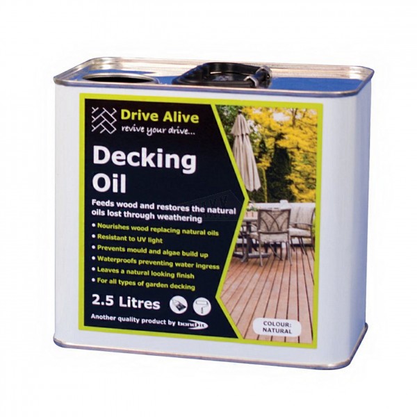 Bond-it Decking Oil 2.5L Can Natural
