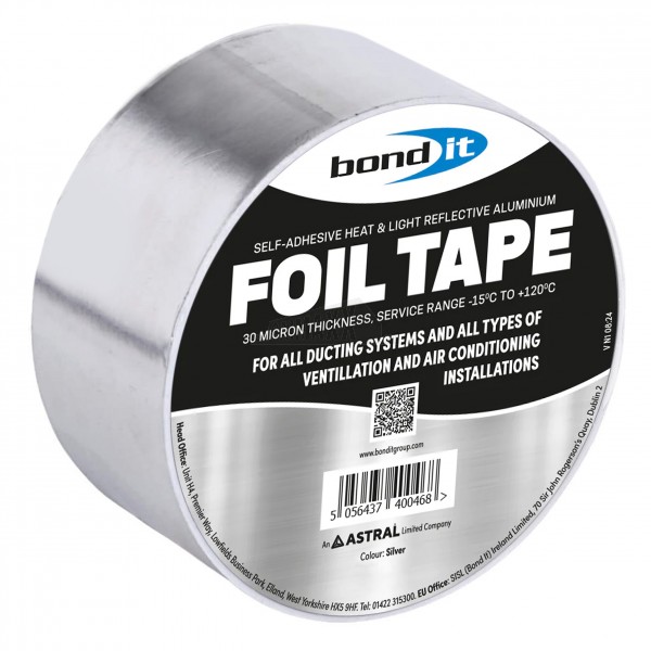Aluminium Foil Tape Roll 72mm x 45m
