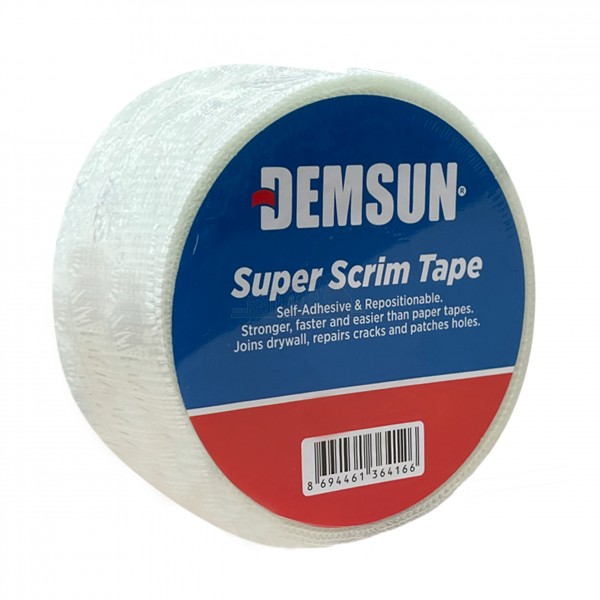 Scrim Tape Roll WHITE 96mm (4") x 90m EXTRA WIDE