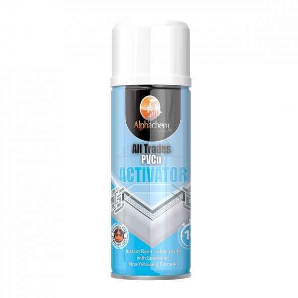Alpha Chem All Trades PVCu Activator Spray (Non-Yellowing) 200ml