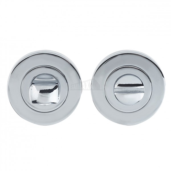 Jedo POLISHED CHROME Bathroom Thumb Turn & Release