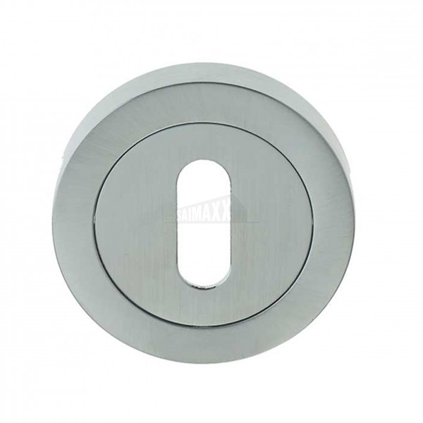 Jedo Standard Mortice Key Escutcheon SATIN Chrome 1pc