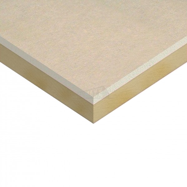 Thermal Laminate PIR Insulated Plasterboard 52.5mm Thick (2.4 x 1.2m)