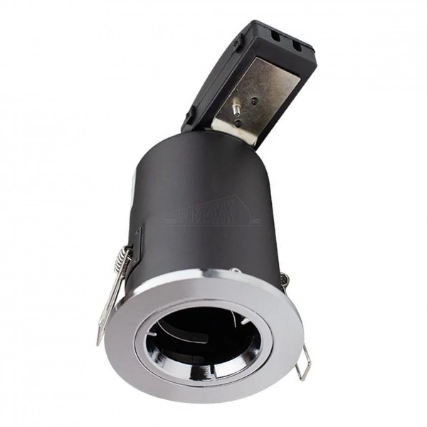 Lumilife Fire Rated GU10 Downlight Fitting CHROME