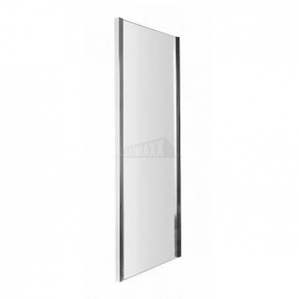 Ella Satin Chrome Finish Clear 5mm Glass SIDE PANEL For Shower Doors 760mm