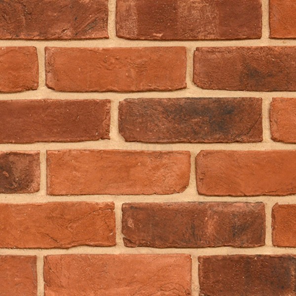 Smoked Barn Orange Stock Facing Brick Metric 65mm