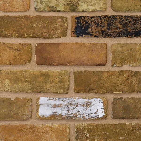 Chimney Yellow-Black London Stock Facing Brick SAMPLE PANEL