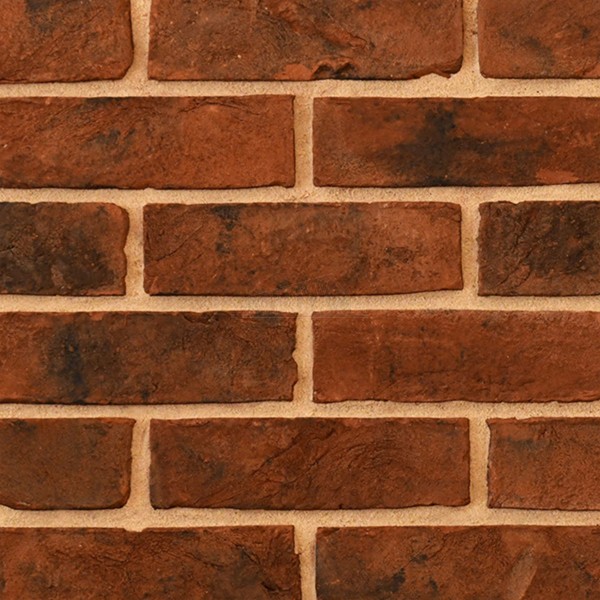 Smoked Courtyard Red Stock Facing Brick SAMPLE PANEL