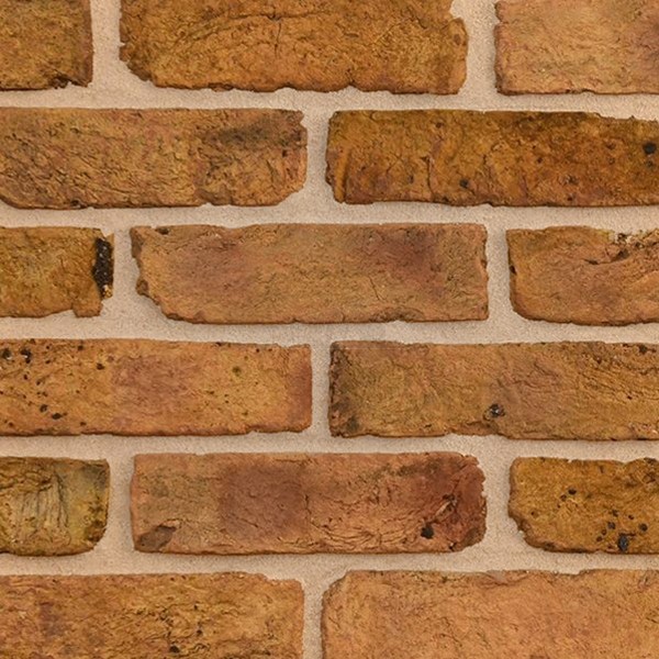 Golden-Yellow Bruised London Stock Dual Faced Brick Metric 65mm