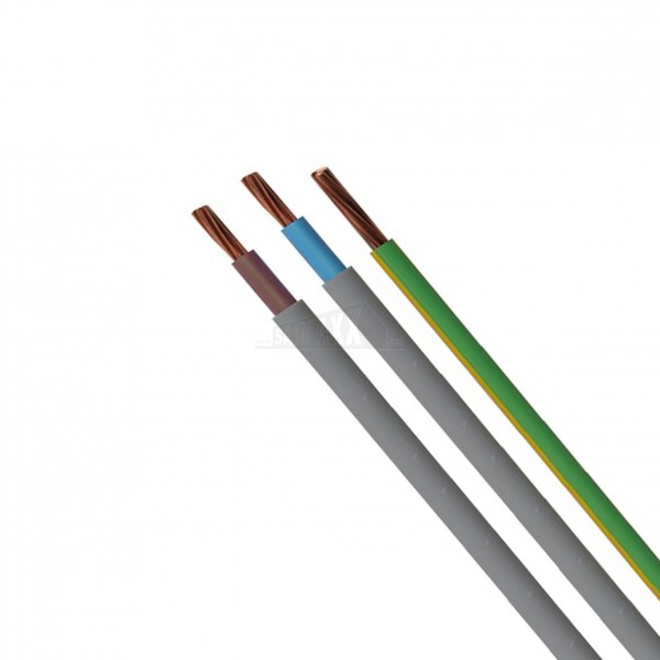 Meter Tails Pair 25mm Blue & Brown + 16mm Earth PACK of 3 Cables - 1m Pack