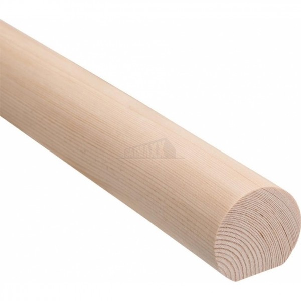 50 x  50 x 4200 mm Nom' Softwood Mopstick Handrail Finished size 44x40mm