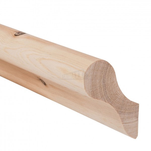 50 x 100 x 4200 mm Nom' Softwood Pigs Ear Wall Fixing Handrail Fin' size 44x94mm