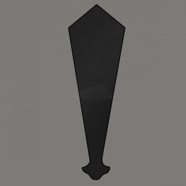 BLACK uPVC Fascia & Soffit Joint Decorative Finial
