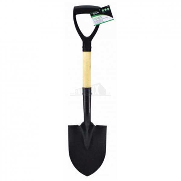 Green Blade Round Head (Pointed) Micro (Small - Short) Shovel