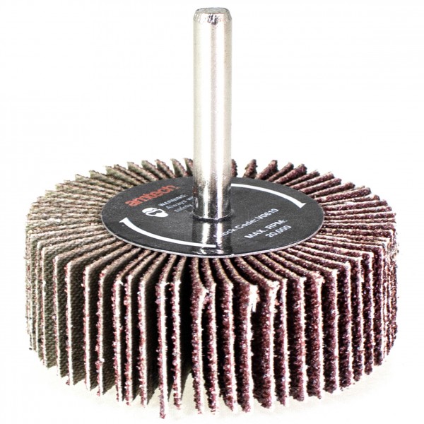 Amtech 60 (Flaps) x 20mm Abrasive Flap Wheel P60 Grit (Coarse)