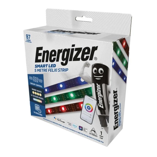 Energizer SMART (Wi-Fi) LED 5 Metre Flexi Strip