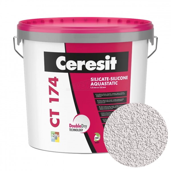 Ceresit CT174 Silicate Silicone Render 1.5mm 25kg CORSICA 1