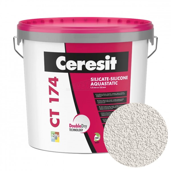 Ceresit CT174 Silicate Silicone Render 1.5mm 25kg ETNA 1