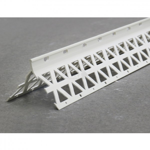 PVC PLASTIC Render 13mm Corner Bead WHITE 3.0m